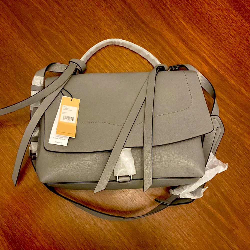 Rebecca Minkoff Stella Satchel in Gray. New with tags.